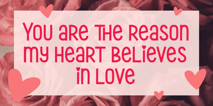 Valentine Heartnote Font Poster 5