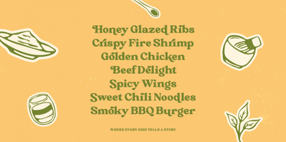 Matcha Holiks Font Poster 4