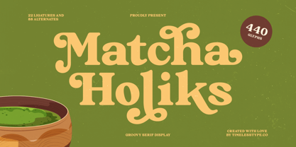 Matcha Holiks Font Poster 1