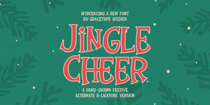 Jingle Cheer Font Poster 1