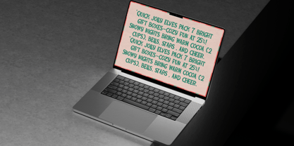 Jingle Cheer Font Poster 7