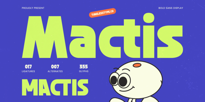Mactis Font Poster 1