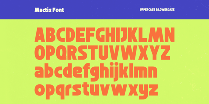 Mactis Font Poster 11