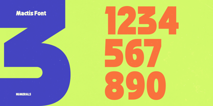 Mactis Font Poster 6