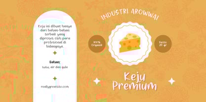 Swirly Kokies Font Poster 4