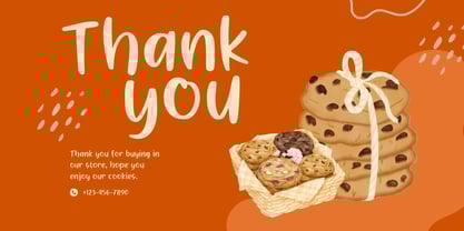 Swirly Kokies Font Poster 5