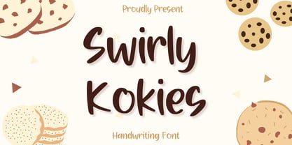 Swirly Kokies Font Poster 1
