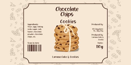 Swirly Kokies Font Poster 3