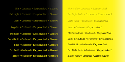 Mirk Slab Variable Font Poster 2