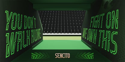 Sencito Font Poster 7