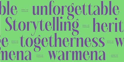 Kushers Font Poster 2