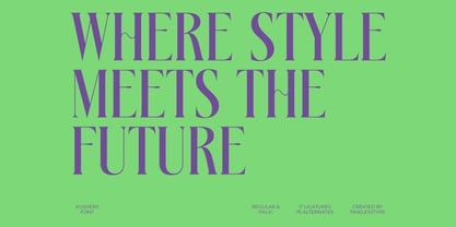 Kushers Font Poster 8