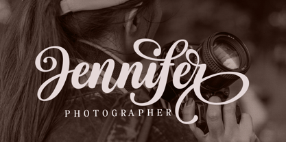 Sefillia Script Font Poster 4