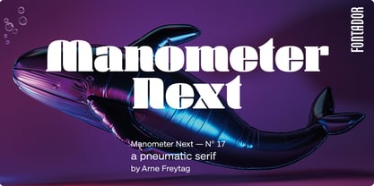 Manometer Next Font Poster 1