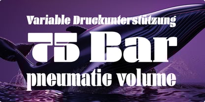 Manometer Next Font Poster 2