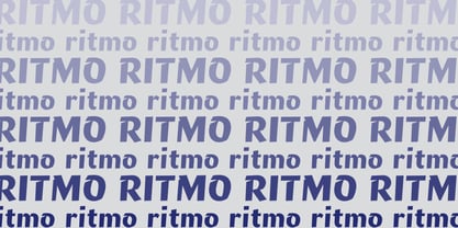 R41 Ritmo Font Poster 4