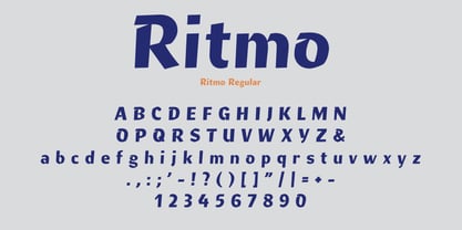 R41 Ritmo Font Poster 2