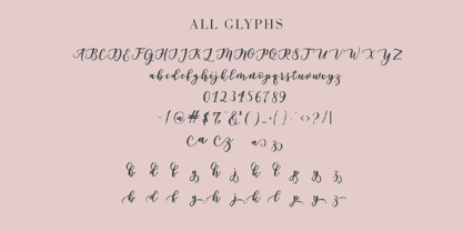 Giorentha Font Poster 5