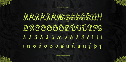 Redagon Font Poster 11