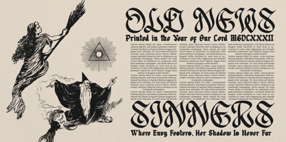 Redagon Font Poster 6
