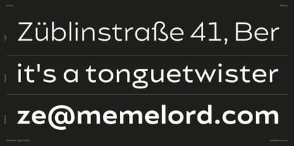 Zonda Font Poster 10