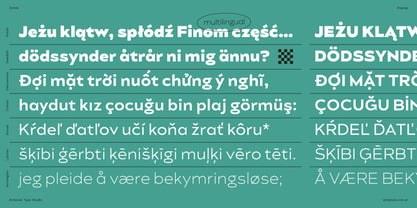 Zonda Font Poster 5