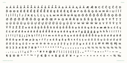 Zonda Font Poster 12
