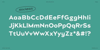 Zonda Font Poster 2