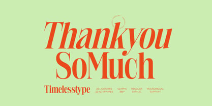 Delivery Feedback Font Poster 15