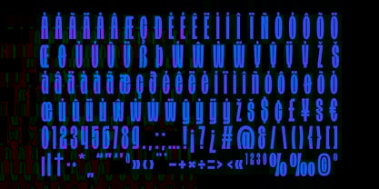 Skybold Font Poster 11