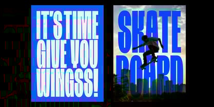 Skybold Font Poster 5