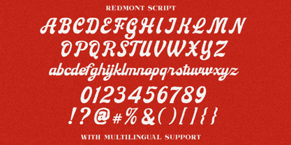 Redmont Font Poster 8
