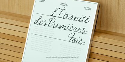 IT Luxegraph Font Poster 9