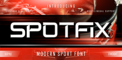 Spotfix Font Poster 1