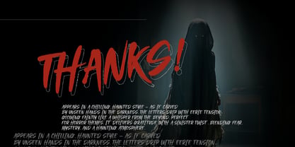 Ghost Sting Font Poster 10