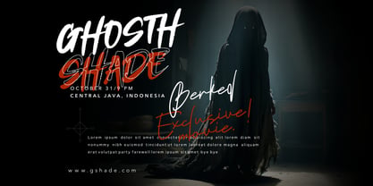 Ghost Sting Font Poster 3
