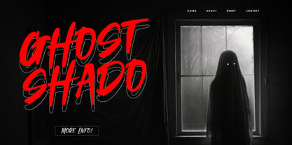 Ghost Sting Font Poster 6
