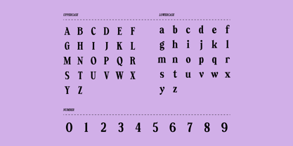 Marvera Font Poster 3