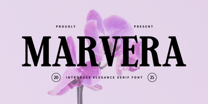 Marvera Font Poster 1
