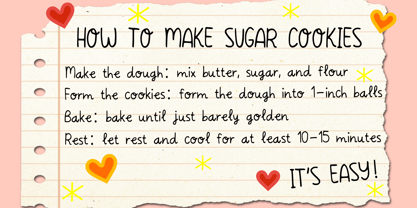 Friendly Kids Handwriting Font Poster 4