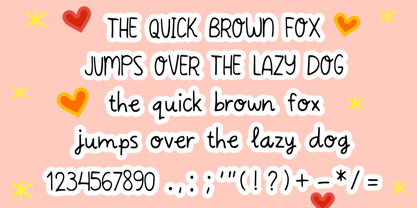 Friendly Kids Handwriting Font Poster 5