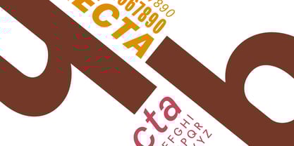 R41 Recta Font Poster 9