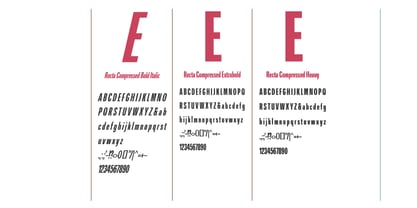 R41 Recta Font Poster 7