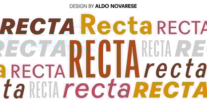 R41 Recta Font Poster 2