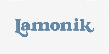 Lamonik Font Poster 1