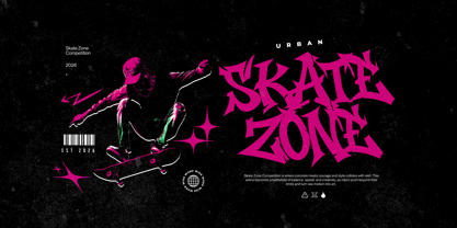 Lidakz One Font Poster 4