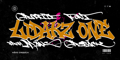 Lidakz One Font Poster 1