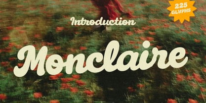 Monclaire Font Poster 1