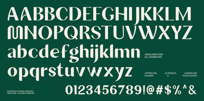 IT Weralionis Font Poster 6