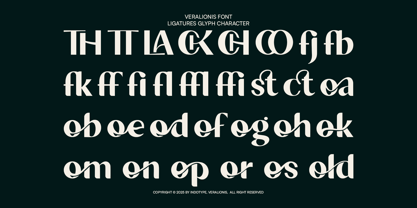 IT Weralionis Font Poster 5